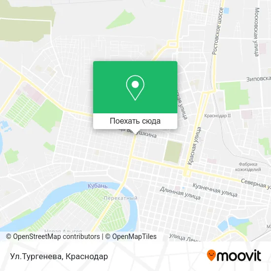 Карта Ул.Тургенева