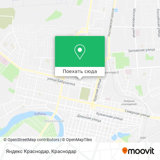 Карта Яндекс Краснодар