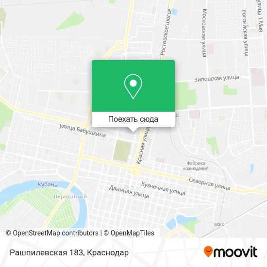 Карта Рашпилевская 183