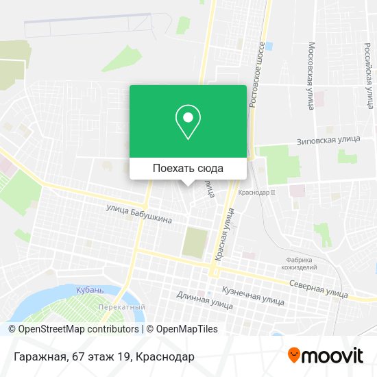 Карта Гаражная, 67 этаж 19