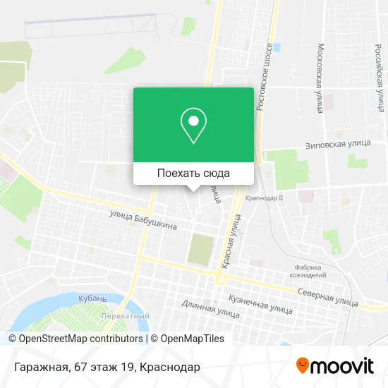 Карта Гаражная, 67 этаж 19