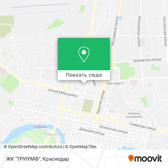 Карта ЖК "ТРИУМФ"