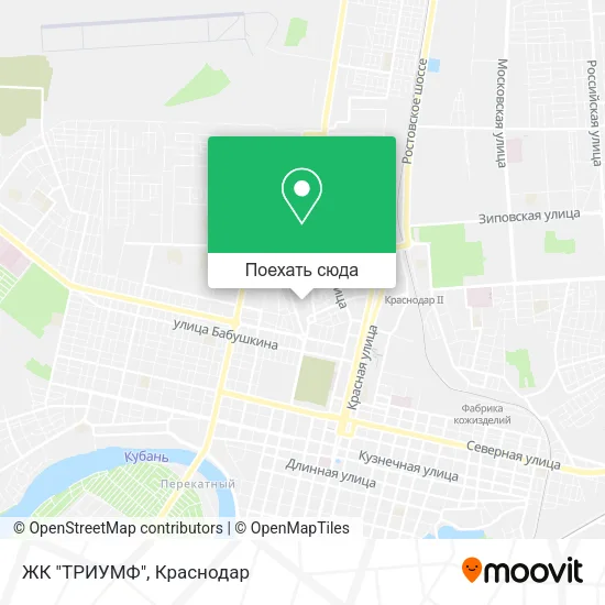 Карта ЖК "ТРИУМФ"