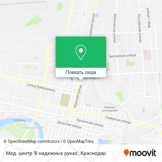 Карта Мед. центр 'В надежных руках'