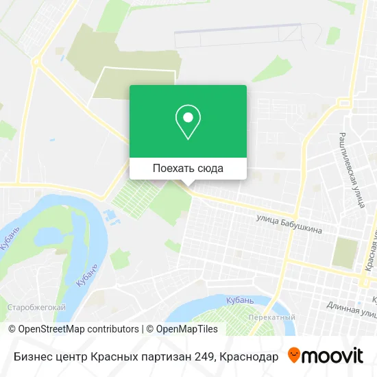 Карта Бизнес центр Красных партизан 249