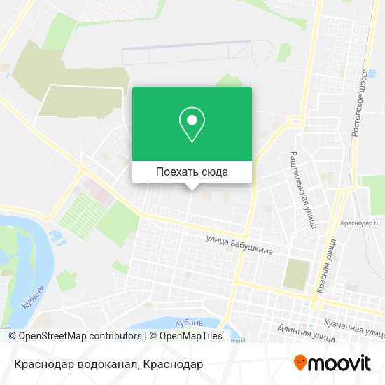 Карта Краснодар водоканал