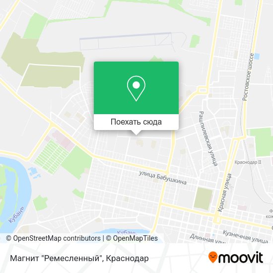 Карта Магнит "Ремесленный"