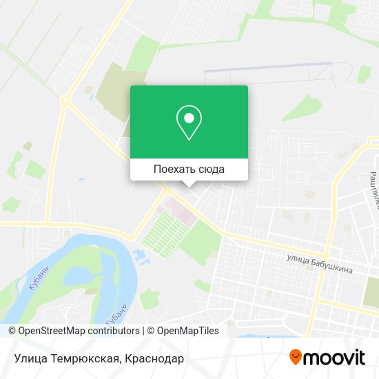 Карта Улица Темрюкская
