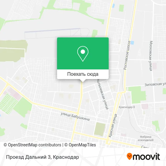 Карта Проезд Дальний 3