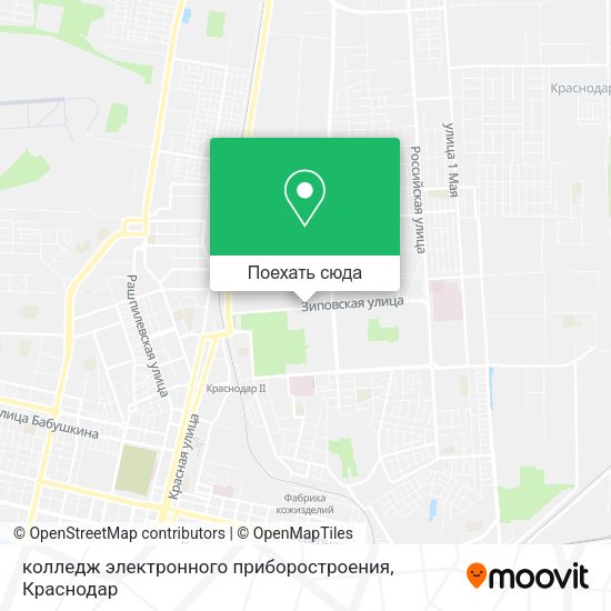 Карта колледж электронного приборостроения