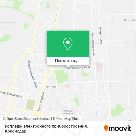 Карта колледж электронного приборостроения