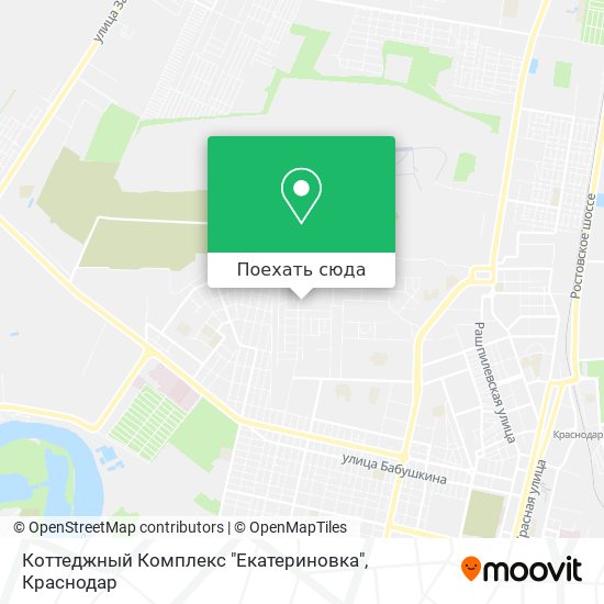 Карта Коттеджный Комплекс "Екатериновка"
