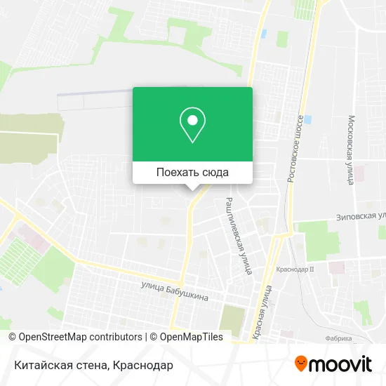 Карта Китайская стена