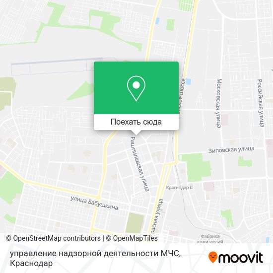 Карта управление надзорной деятельности МЧС