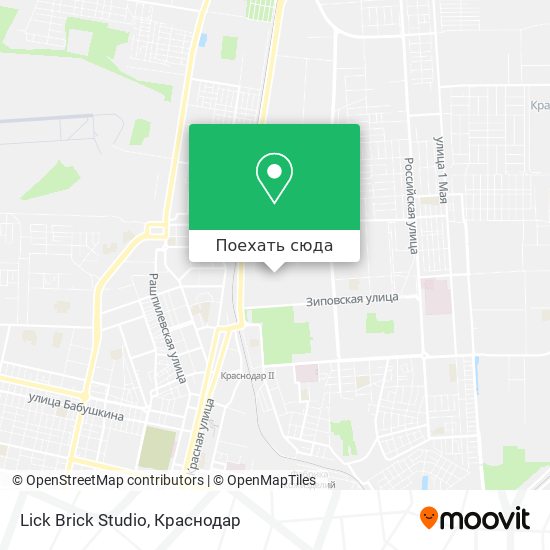 Карта Lick Brick Studio