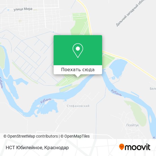 Карта НСТ Юбилейное