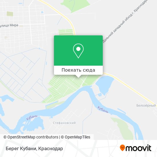 Карта Берег Кубани