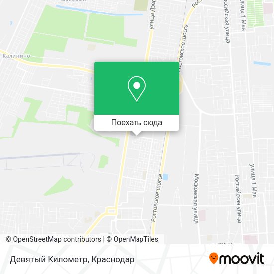 Карта Девятый Километр