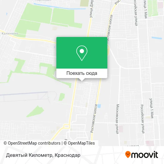 Карта Девятый Километр