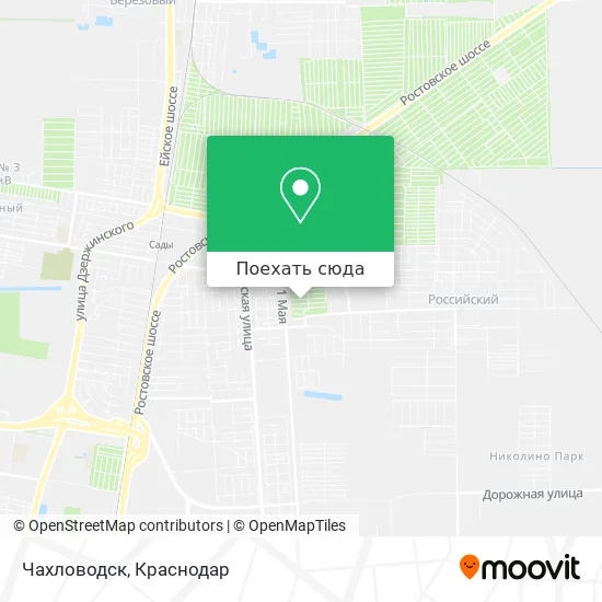 Карта Чахловодск