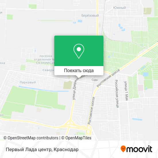 Карта Первый Лада центр