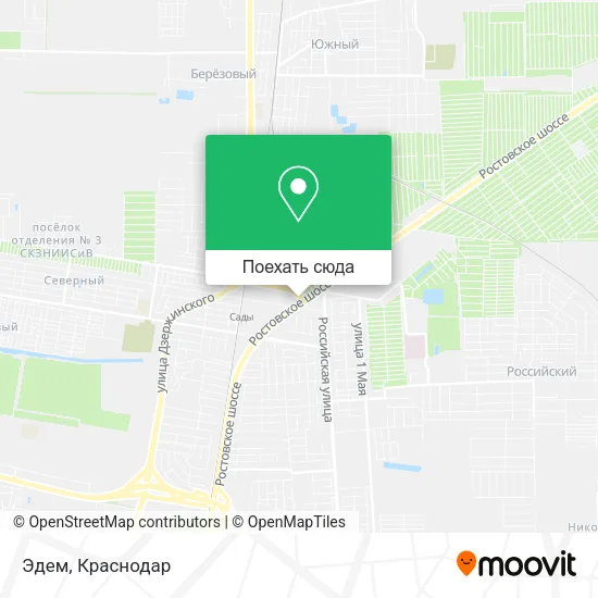 Карта Эдем