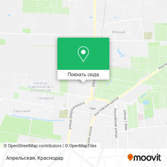 Карта Апрельская