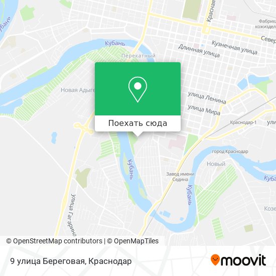Карта 9 улица Береговая