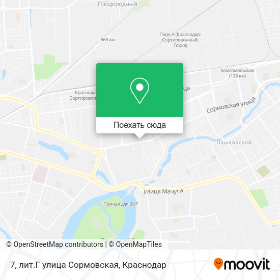 Карта 7, лит.Г улица Сормовская