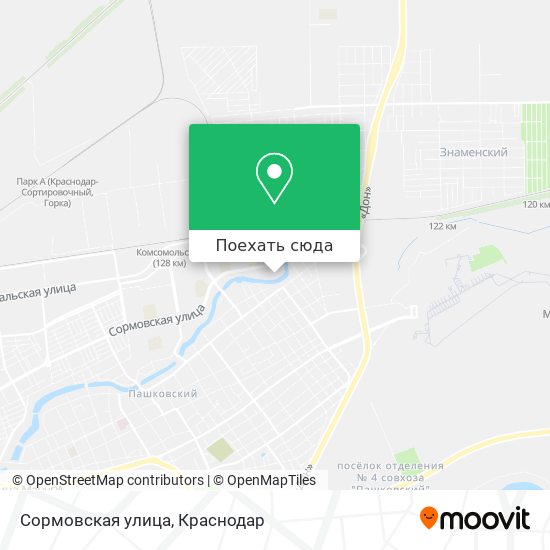 Карта Сормовская улица