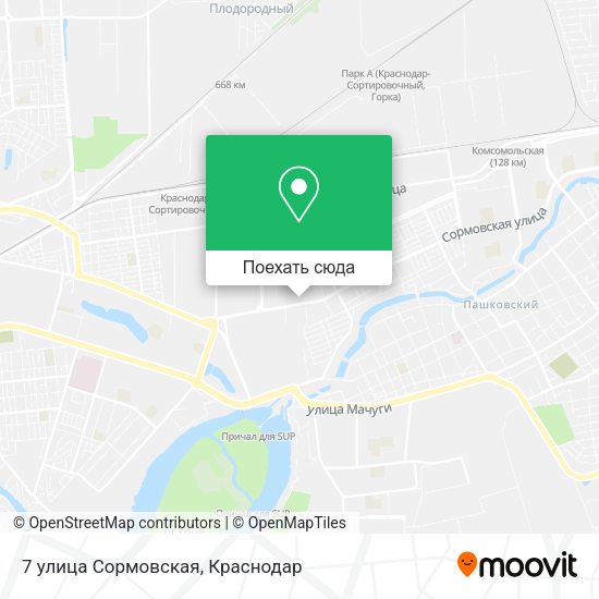 Карта 7 улица Сормовская