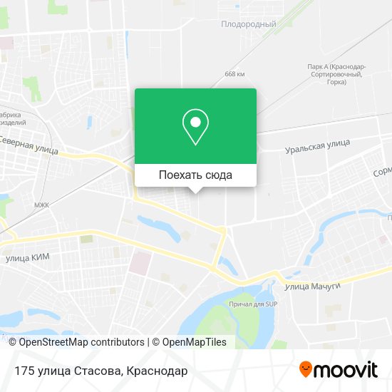 Карта 175 улица Стасова