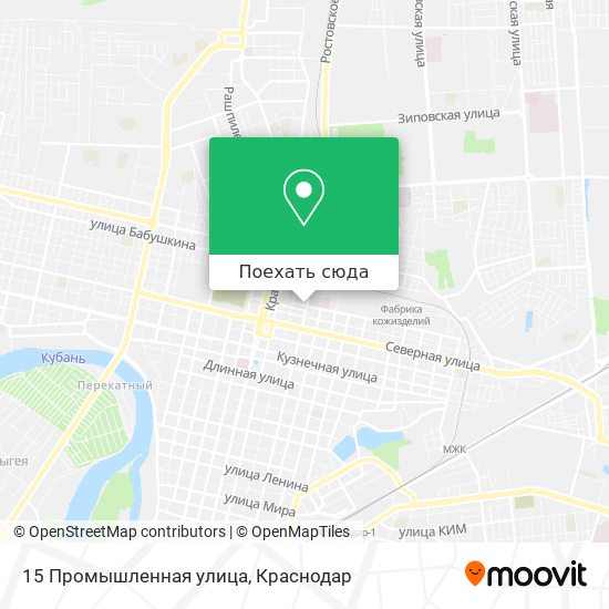 Карта 15 Промышленная улица