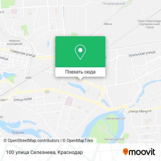 Карта 100 улица Селезнева