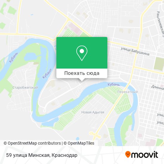Карта 59 улица Минская