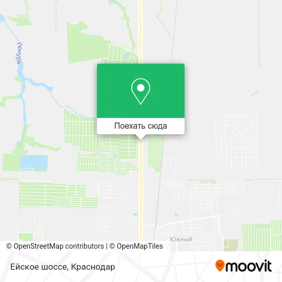 Карта Ейское шоссе