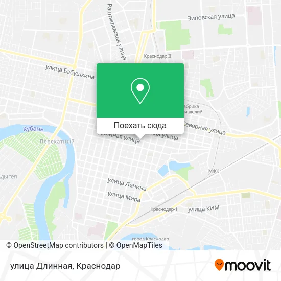 Карта улица Длинная
