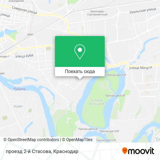 Карта проезд 2-й Стасова