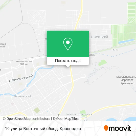 Карта 19 улица Восточный обход