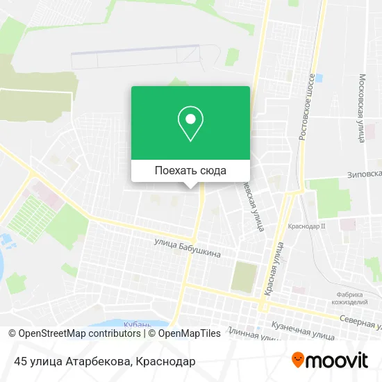 Карта 45 улица Атарбекова