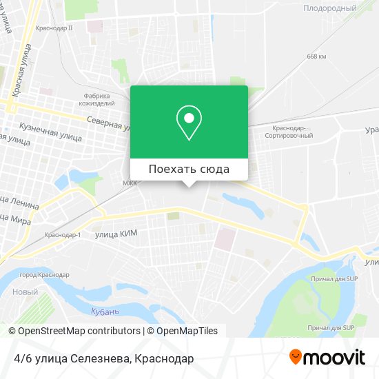 Карта 4/6 улица Селезнева
