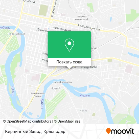 Карта Кирпичный Завод