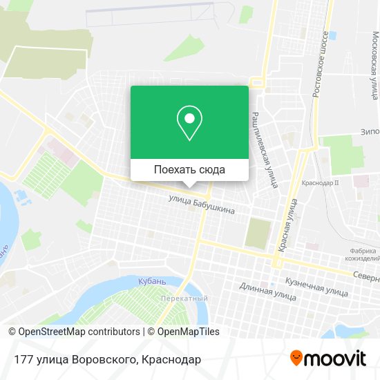 Карта 177 улица Воровского