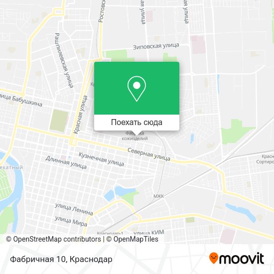 Карта Фабричная 10
