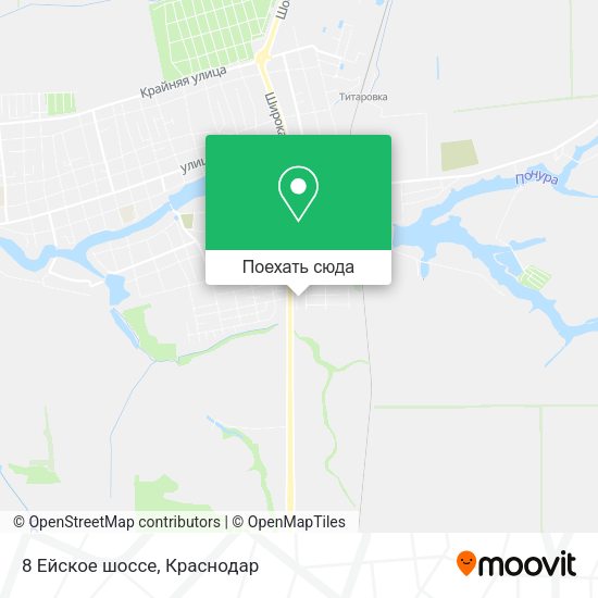 Карта 8 Ейское шоссе