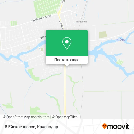 Карта 8 Ейское шоссе
