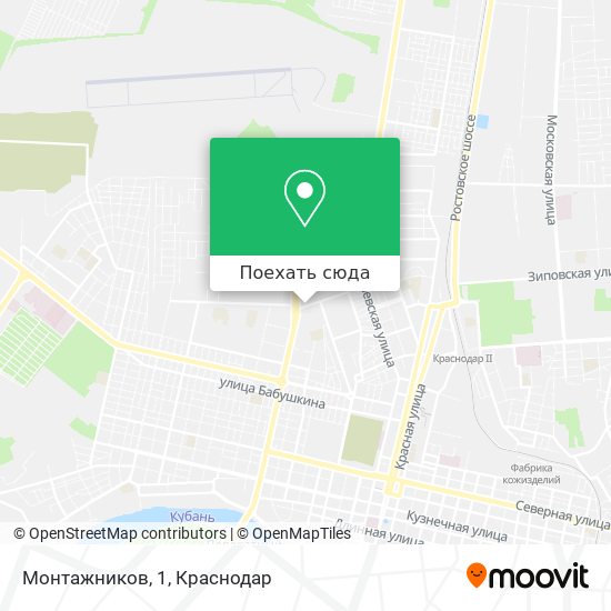 Карта Монтажников, 1