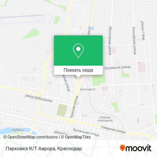 Карта Парковка К/Т Аврора