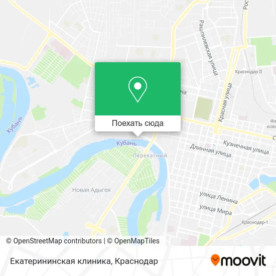 Карта Екатерининская клиника