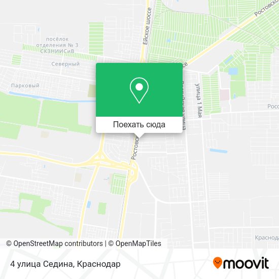 Карта 4 улица Седина